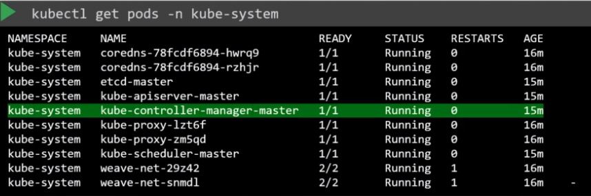 kube-controller-manager POD